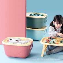 Building Blocks boîte de rangement pour jouets en plastique pour enfants